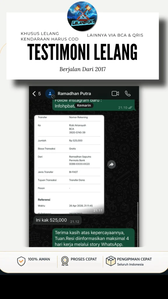 sedikit Testi Transaksi 26 April 2026