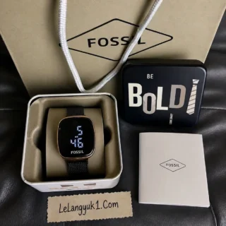 fossil led digital watch
