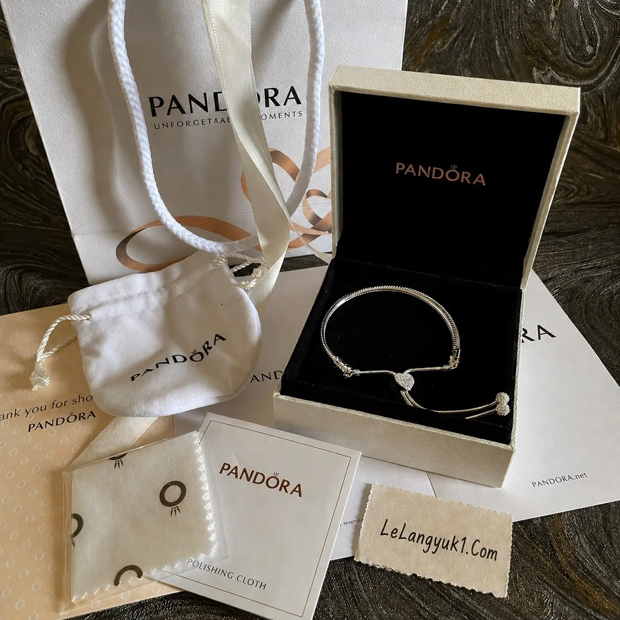 pandora charm bracelet silver