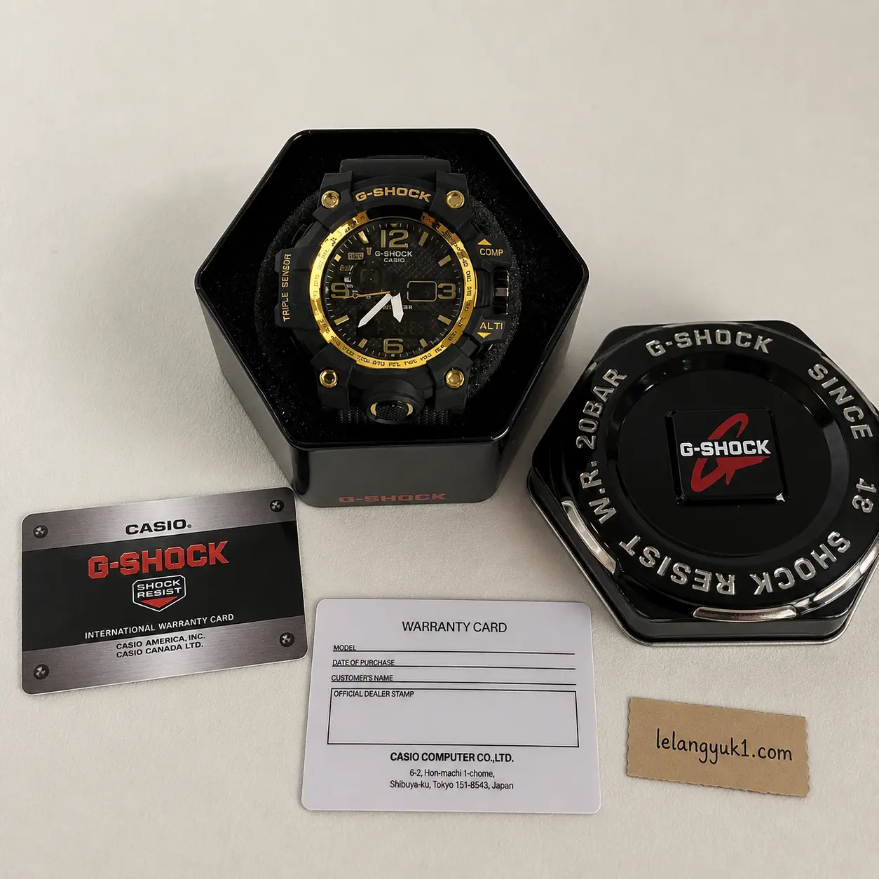 CASIO G-SHOCK BLACK GOLD