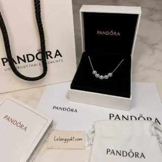 Pandora Sparkling Circle Necklace