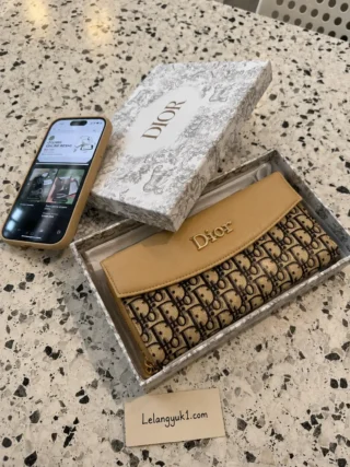 Dior Oblique Long Wallet