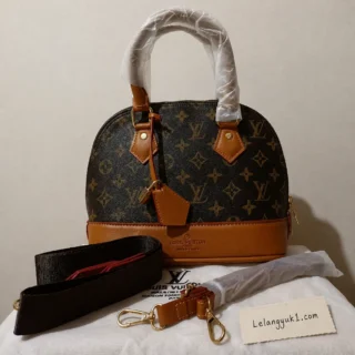 Louis Vuitton Monogram Alma Bag Brown